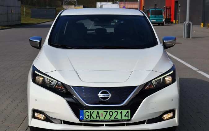 Nissan Leaf cena 62900 przebieg: 37800, rok produkcji 2018 z Gdańsk małe 781